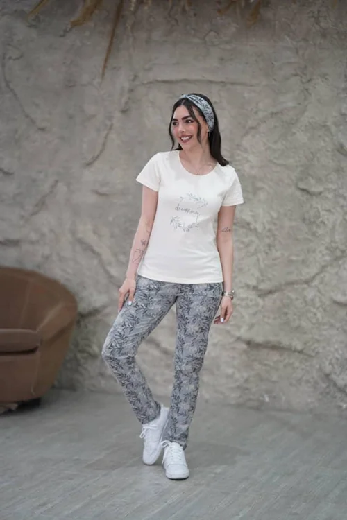 ست تیشرت و شلوار زنانه